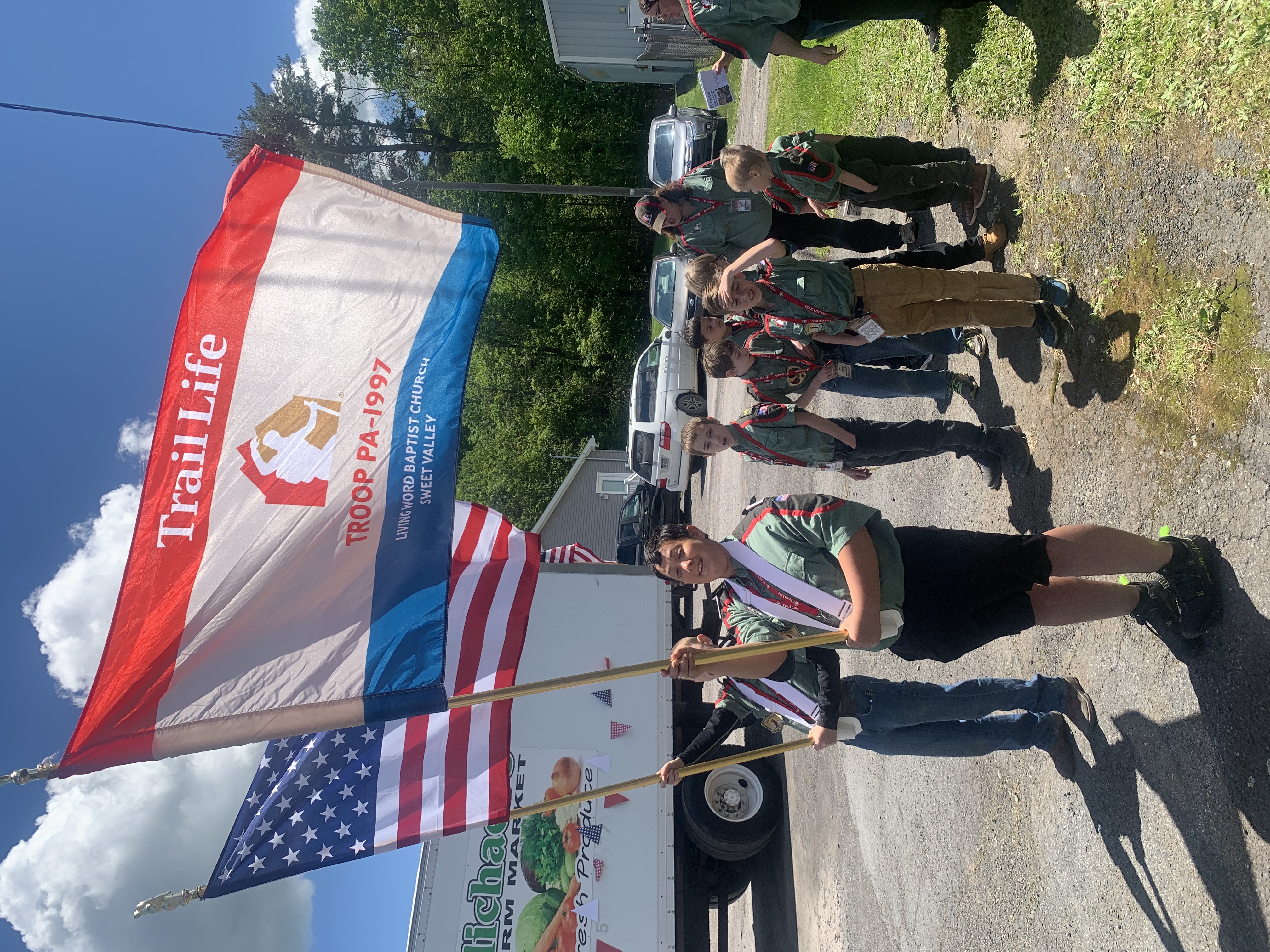 Color Guard in Parade